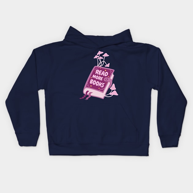 Read more books Kids Hoodie by medimidoodles